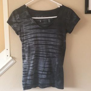 Acid wash v neck t-shirt. Size XS.